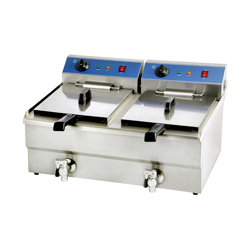 Фритюрница электрическая Kocateq BEF102V 2 ванны 10+10 л